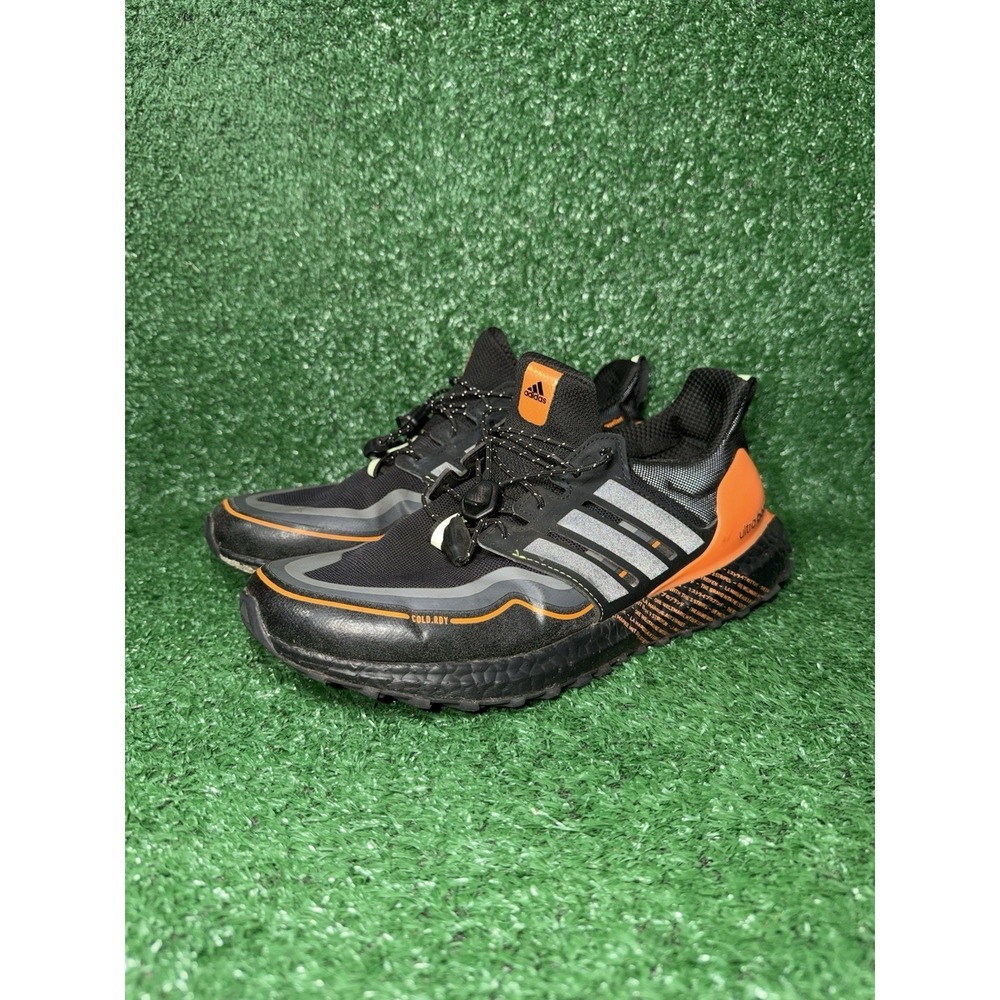 Adidas Ultraboost C.RDY DNA Black Orange Running Sneakers G54860 Mens Size 7.5 - Picture 3 of 9